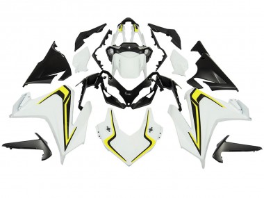 Online 2022-2023 Honda CBR500R Motorcycle Fairings - White Neon Yellow Matte Black Canada