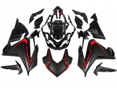 Online 2022-2023 Honda CBR500R Motorcycle Fairing - Matte Black Red Canada