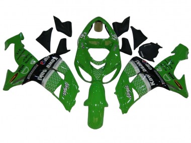 Online 2006-2007 Kawasaki ZX10R Motorcycle Fairings - Green White Black Elf Canada