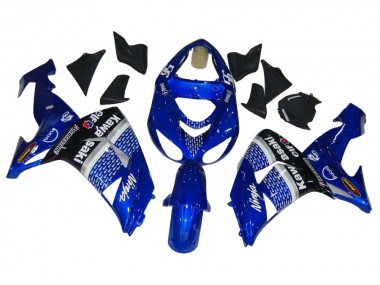 Online 2006-2007 Kawasaki ZX10R Motorcycle Fairings - Blue White Black Elf Canada