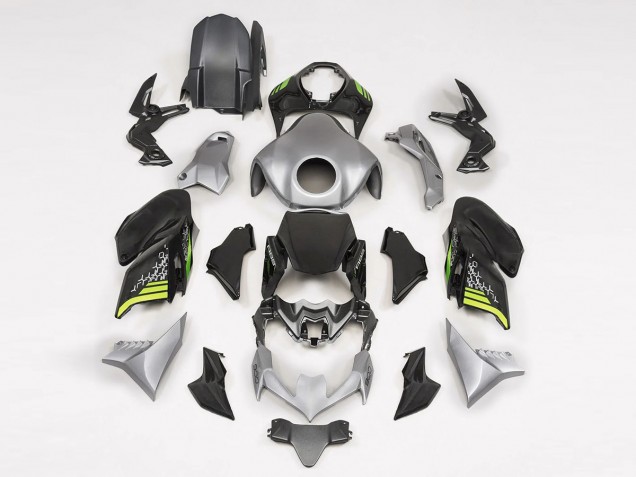 2020-2024 Kawasaki Z900 Motorcycle Fairings - Black Silver Canada