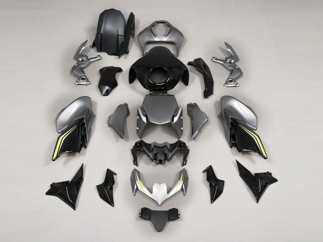 2020-2024 Kawasaki Z900 Motorcycle Fairings - Grey Black Canada