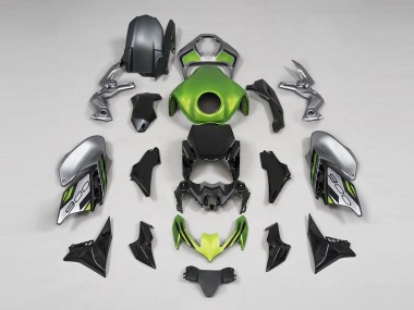 Online 2020-2024 Kawasaki Z900 Motorcycle Fairings - Green Black Grey Canada