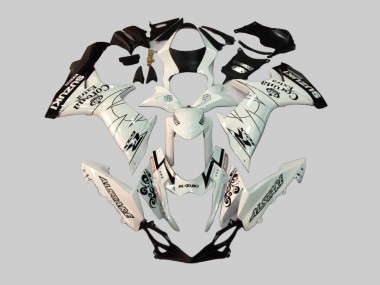 Online 2011-2024 Suzuki GSXR 600/750 Motorcycle Fairings - White Black Alstare Corona Extra Motul Canada