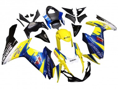 Online 2011-2024 Suzuki GSXR 600/750 Motorcycle Fairings - Yellow Blue White Black Corona Extra Alstare Canada