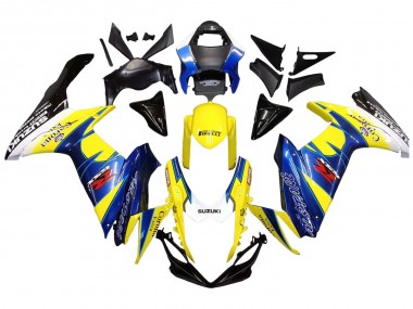 Online 2011-2024 Suzuki GSXR 600/750 Motorcycle Fairings - Yellow Blue White Black Corona Extra Alstare Canada