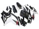 2006-2007 Suzuki GSXR 600/750 Motorcycle Fairings - Black White Carbon Fiber Style Canada