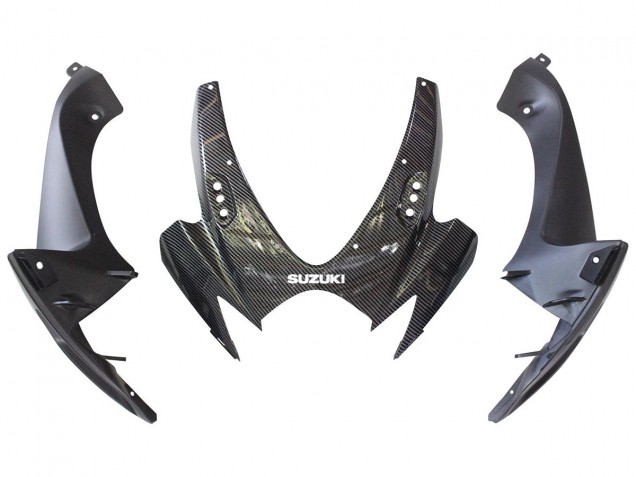 2006-2007 Suzuki GSXR 600/750 Motorcycle Fairings - Black White Carbon Fiber Style Canada