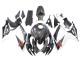 2006-2007 Suzuki GSXR 600/750 Motorcycle Fairings - Black White Carbon Fiber Style Canada