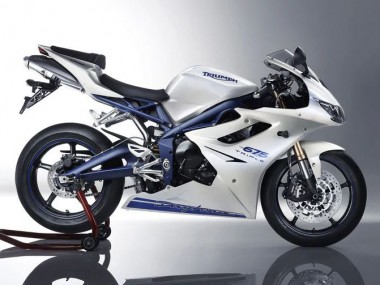Online 2006-2008 Triumph Daytona 675 Motorcycle Fairings - White Blue Canada