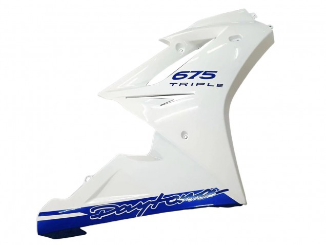 2006-2008 Triumph Daytona 675 Motorcycle Fairings - White Blue Canada