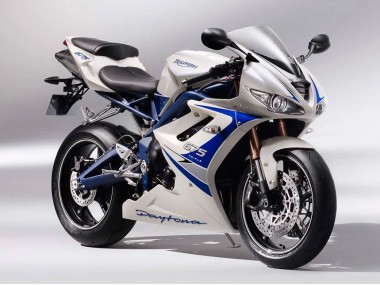 Online 2006-2008 Triumph Daytona 675 Motorcycle Fairings - Silver White Blue Canada