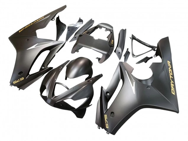 2006-2008 Triumph Daytona 675 Motorcycle Fairings - Matte Black Canada