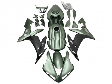 Online 2004-2006 Yamaha YZF R1 Motorcycle Fairings - Matte Green Matte Black Canada