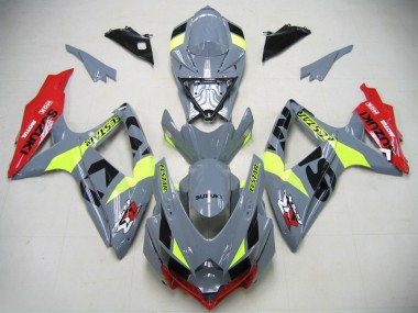 Online 2006-2007 GSXR750 K6 Motorcycle Fairings - Nardo Grey Neon Green Red Ecstar Canada