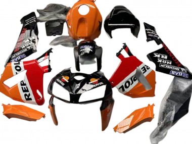 Online 2005-2006 Honda CBR600RR Motorcycle Fairings - Black Orange White Red Repsol Canada
