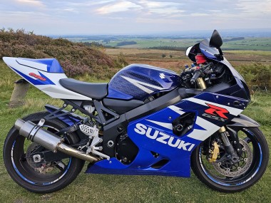 Online 2004-2005 Suzuki GSXR 600 Motorcycle Fairings - Blue White Red Canada