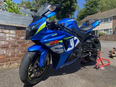 Online 2009-2016 Suzuki GSXR 1000 Motorcycle Fairings - Blue Green White Canada