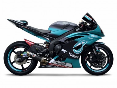 Online 2008-2016 Yamaha YZF R6 Motorcycle Fairings - Light Green White Black Petronas Canada
