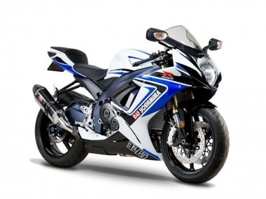 Online 2005-2006 Suzuki GSXR 1000 Motorcycle Fairings - White Blue Black Yoshimura Canada