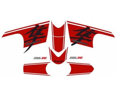 Online 2008-2020 Suzuki GSXR 1300 Hayabusa Motorcycle Fairing - Glossy Black Red Canada