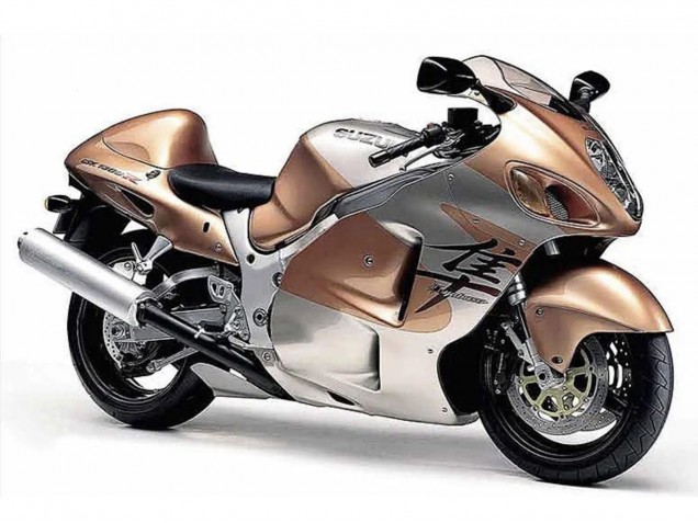 1996-2007 Suzuki GSXR 1300 Hayabusa Motorcycle Fairings - Light Brown Silver Canada