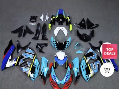 Online 2009-2016 Suzuki GSXR 1000 Motorcycle Fairings - Blue Red Yellow White Canada