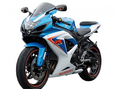 Online 2006-2007 Suzuki GSXR 600 Motorcycle Fairings - White Blue Red Canada