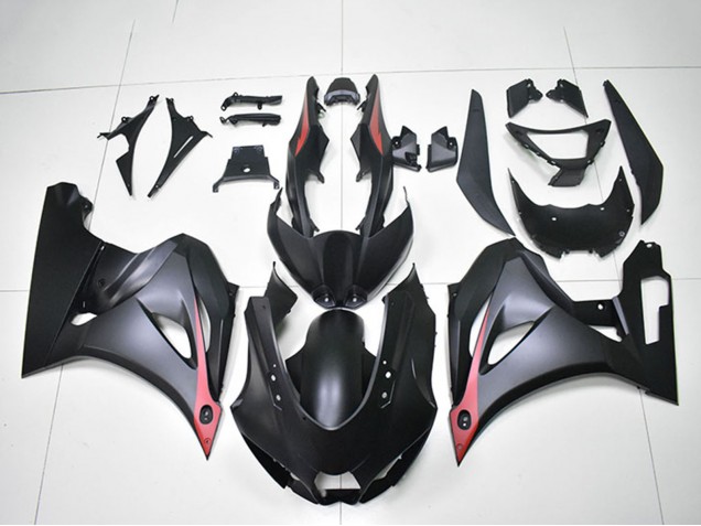 2017-2024 Suzuki GSXR 1000 Motorcycle Fairings - Matte Black Red Canada