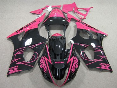 Online 2003-2004 Suzuki GSXR 1000 Motorcycle Fairings - Pink Black Canada
