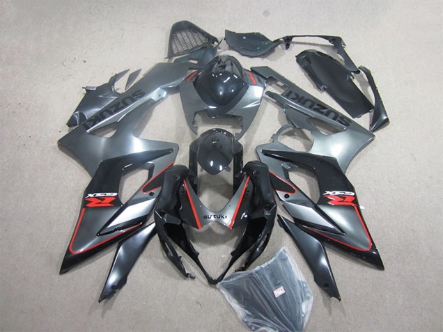 2005-2006 Suzuki GSXR 1000 Motorcycle Fairing Kits - Black Grey Red Canada