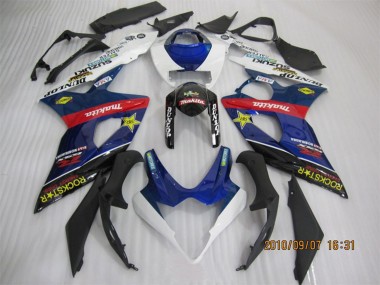 Online 2005-2006 Suzuki GSXR 1000 Motorcycle Fairings - Blue White Red Black Rockstar Canada