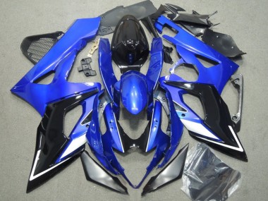Online 2005-2006 Suzuki GSXR 1000 Motorcycle Fairings - Blue White Silver Black Canada