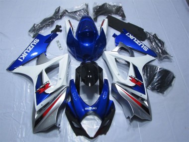 Online 2007-2008 Suzuki GSXR 1000 Motorcycle Fairings - Blue White Red Canada