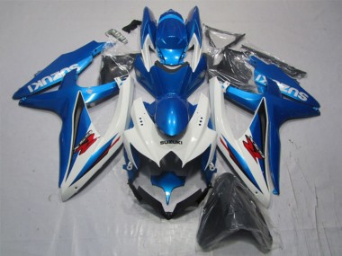 Online 2007-2008 Suzuki GSXR 1000 Motorcycle Fairing - White Blue Red Canada