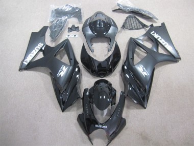 Online 2007-2008 Suzuki GSXR 1000 Bike Fairings - Glossy Black Matte Black Canada
