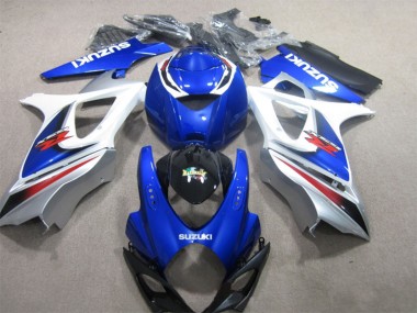 Online 2007-2008 Suzuki GSXR 1000 Motorcycle Fairing - White Blue Black Red Canada
