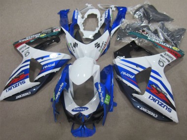 Online 2009-2016 Suzuki GSXR 1000 Motorcycle Fairings - White Blue Red Samsung Canada