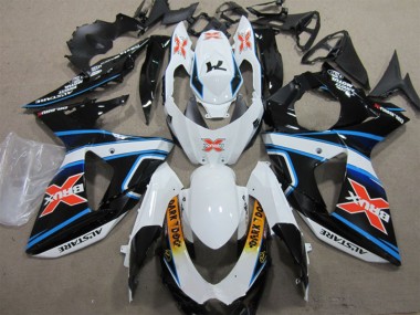 Online 2009-2016 Suzuki GSXR 1000 Motorcycle Fairings - White Blue Yellow Black Brux Dark Dog Canada