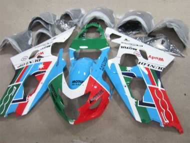 Online 2001-2003 Suzuki GSXR 600 Motorcycle Fairings - White Blue Green Red Motul Canada