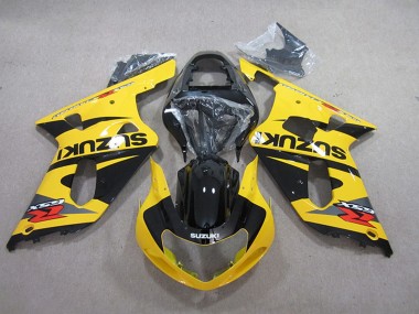 Online 2001-2003 Suzuki GSXR 600 Motorcycle Fairings - Yellow Black Canada