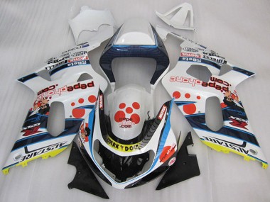 Online 2001-2003 Suzuki GSXR 600 Motorcycle Fairings - White Blue Red Yellow Black Dark Dog Canada