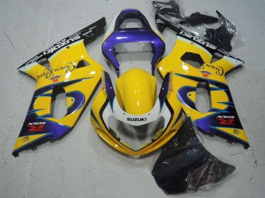 Online 2001-2003 Suzuki GSXR 600 Motorcycle Fairings - Yellow Purple Black Canada