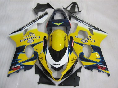 Online 2004-2005 Suzuki GSXR 600 Motorcycle Fairings - Yellow White Blue Corona Extra Canada
