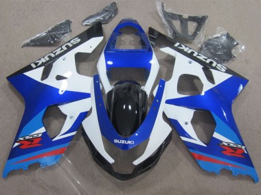 Online 2004-2005 Suzuki GSXR 600 Motorcycle Fairings - White Blue Red Canada