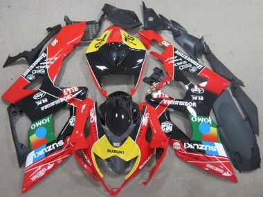 Online 2006-2007 Suzuki GSXR 600 Motorcycle Fairings - Red Yellow Green Blue Black JOMO Canada