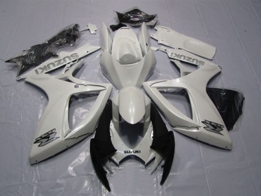Online 2006-2007 Suzuki GSXR 600 Motorcycle Fairing - White Canada