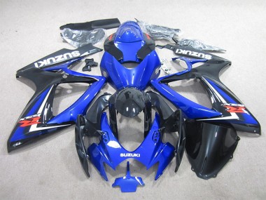 Online 2006-2007 Suzuki GSXR 600 Motorcycle Fairing - Blue White Glossy Black Red Canada
