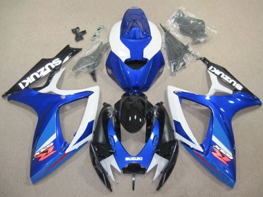 Online 2006-2007 Suzuki GSXR 600 Motorcycle Fairing - White Blue Glossy Black Red Canada