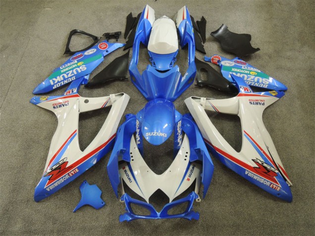 2008-2010 Suzuki GSXR 600 Motorcycle Fairings - White Blue Red Green Canada